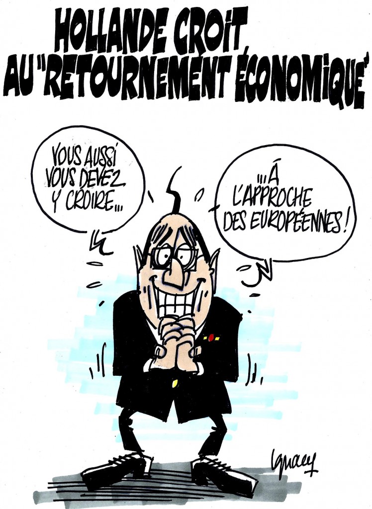 Ignace - Hollande croit au "retournement économique"