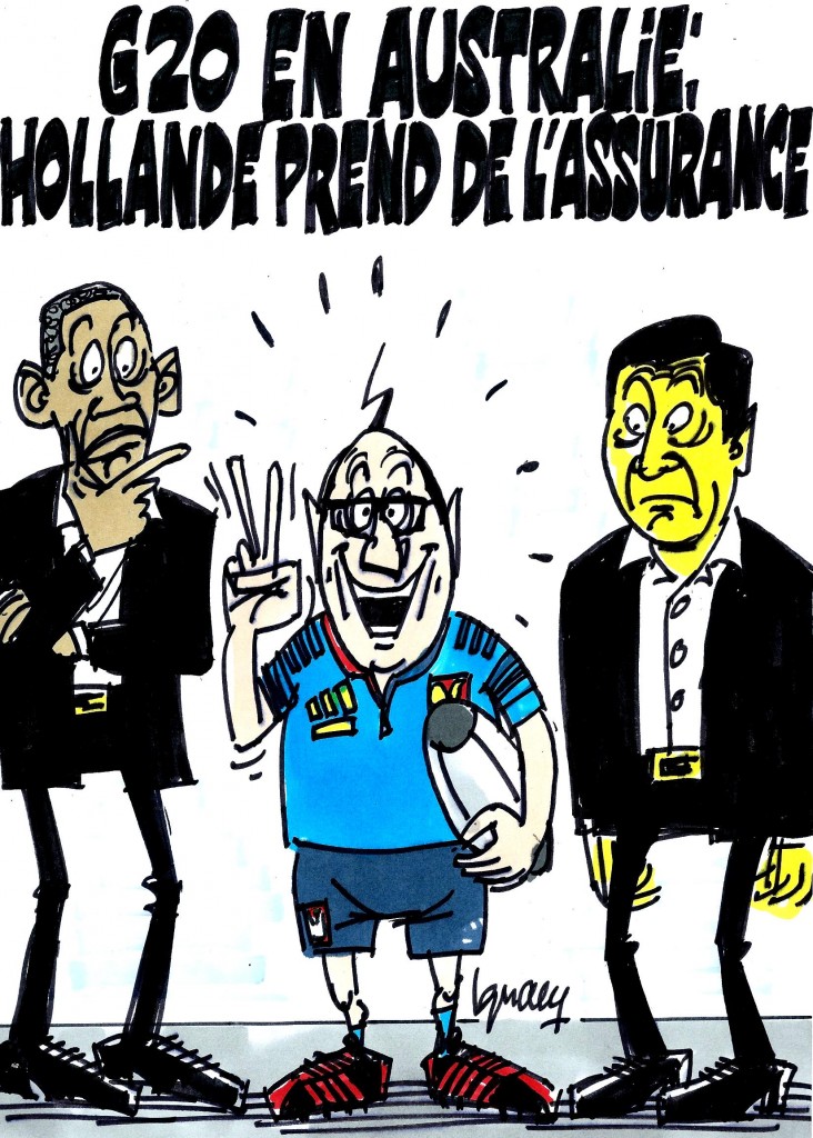 Ignace - Hollande prend de l'assurance au G20