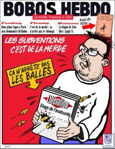 Un autre exemple de pastiche de Charlie Hebdo : Bobo Hebdo
