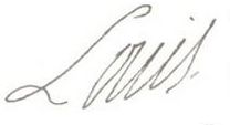 Signature Louis XVI