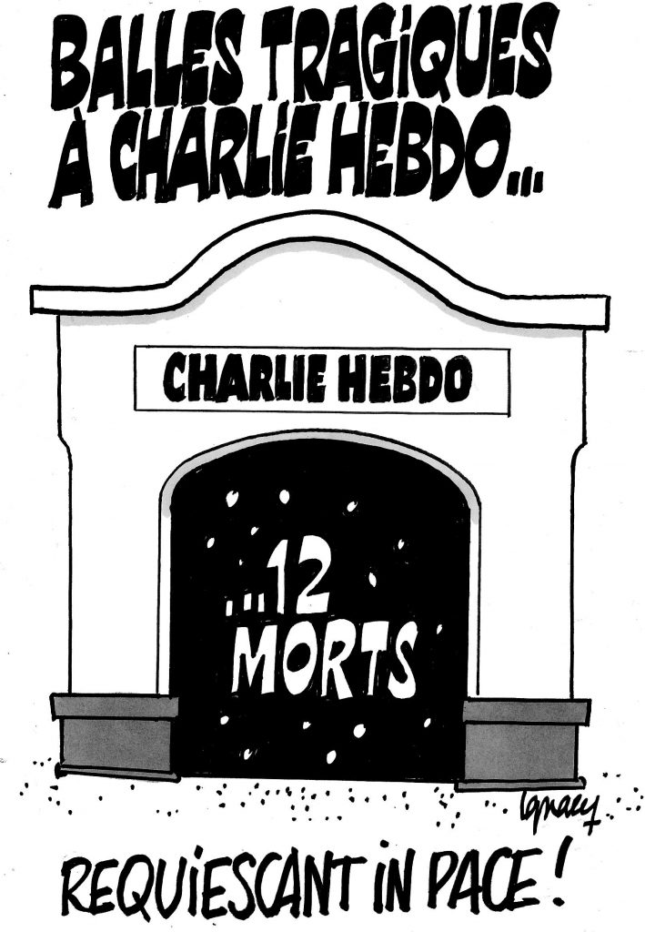 Ignace - Balles tragiques à Charlie Hebdo...