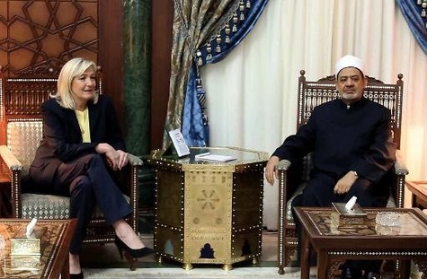 Marine-Le-Pen-Egypte-imam