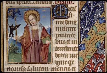 sainte-genevieve-tenant-un-livre-et-un-cierge-avec-ange-et-demon