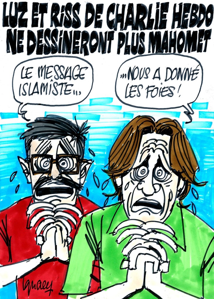 Ignace - Riss, de Charlie Hebdo, ne dessinera plus Mahomet