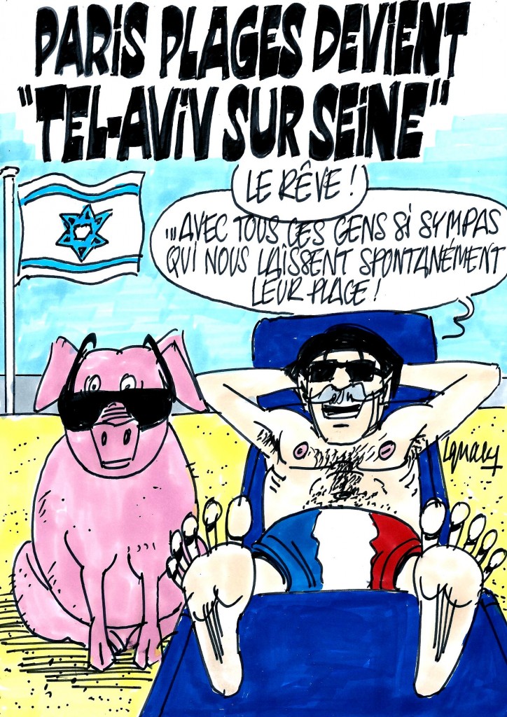 Ignace - Paris plages devient "Tel Aviv sur seine"