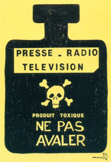 Presse Radio Television Produit toxique ne pas avaler