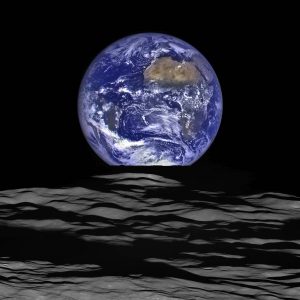 terre vue de la lune nasa