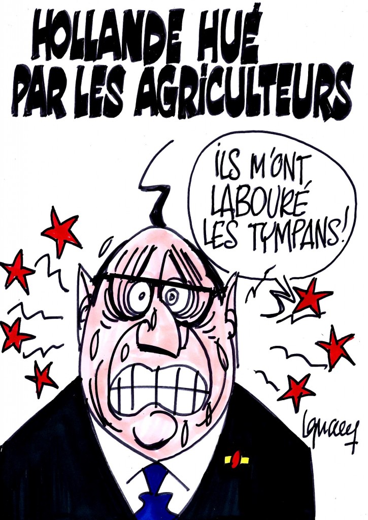 Ignace - Hollande hué par les agriculteurs