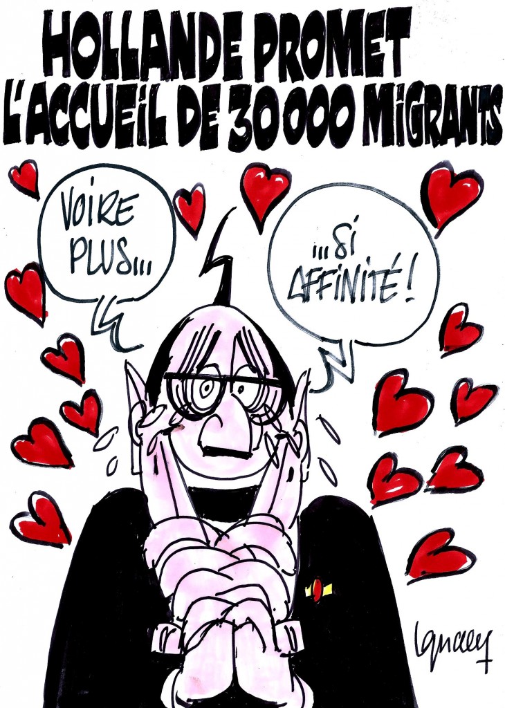 Ignace - Hollande promet l'accueil de 30000 migrants