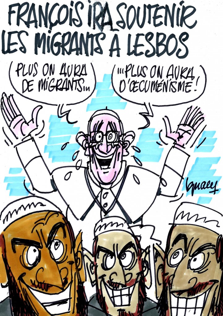 Ignace - Le pape François soutient les migrants