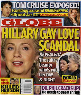 clinton-Hillary-lesbienne-Huma Abedin GLOBE
