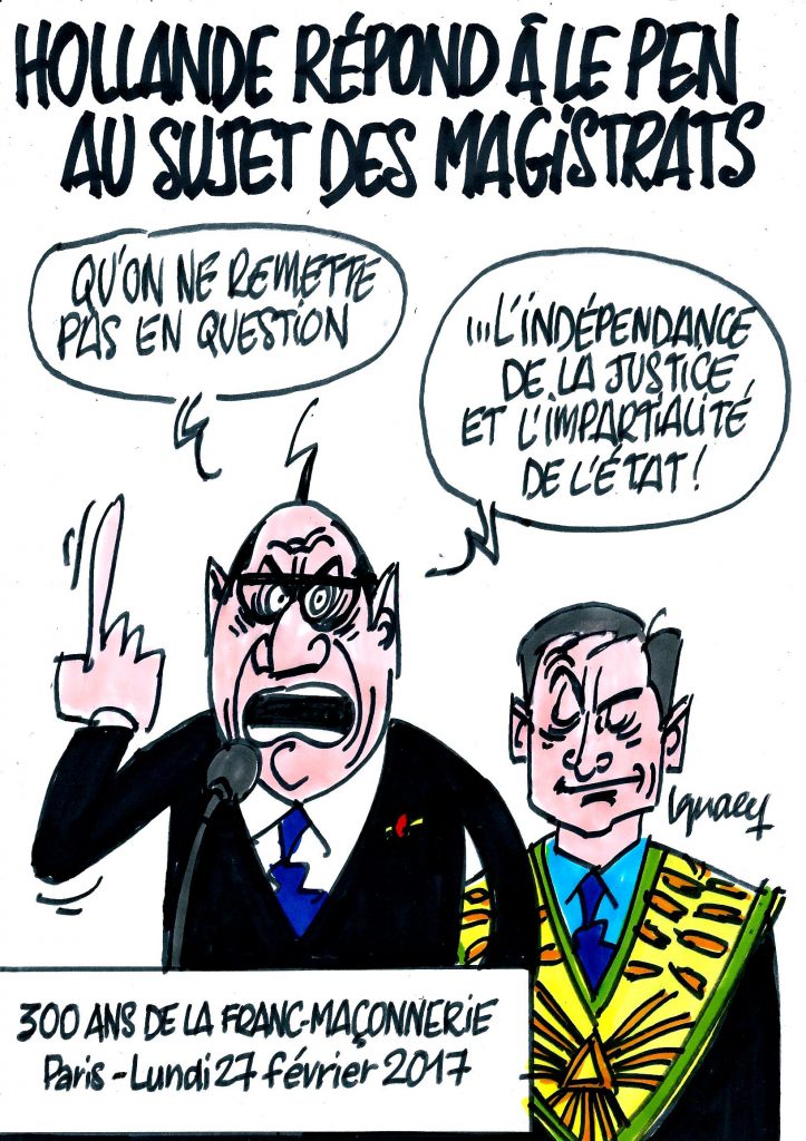 Ignace - Hollande répond à Le Pen au sujet des magistrats