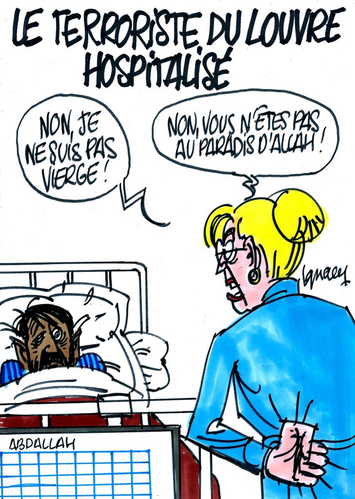 “Ignace – Le terroriste du Louvre hospitalisé” est verrouillé Ignace – Le terroriste du Louvre hospitalisé