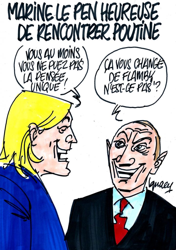 Ignace - Marine Le Pen rencontre Poutine
