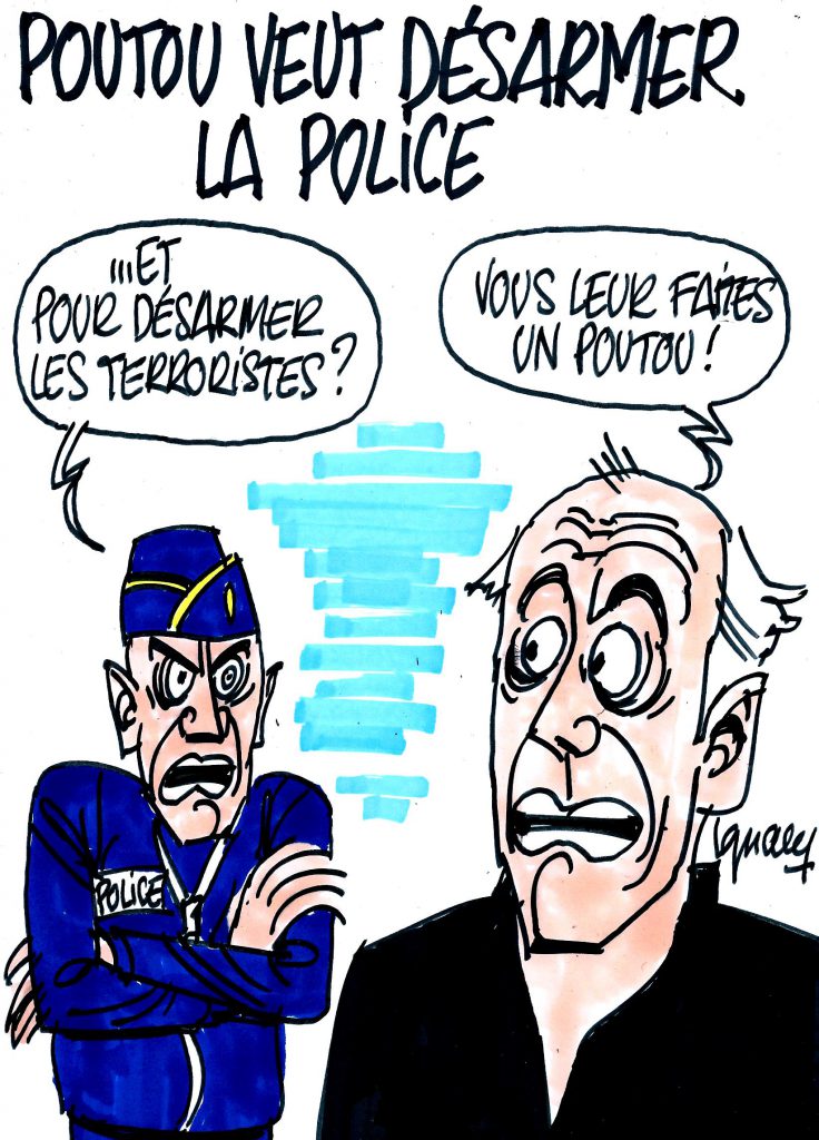 Ignace - Poutou veut désarmer la police