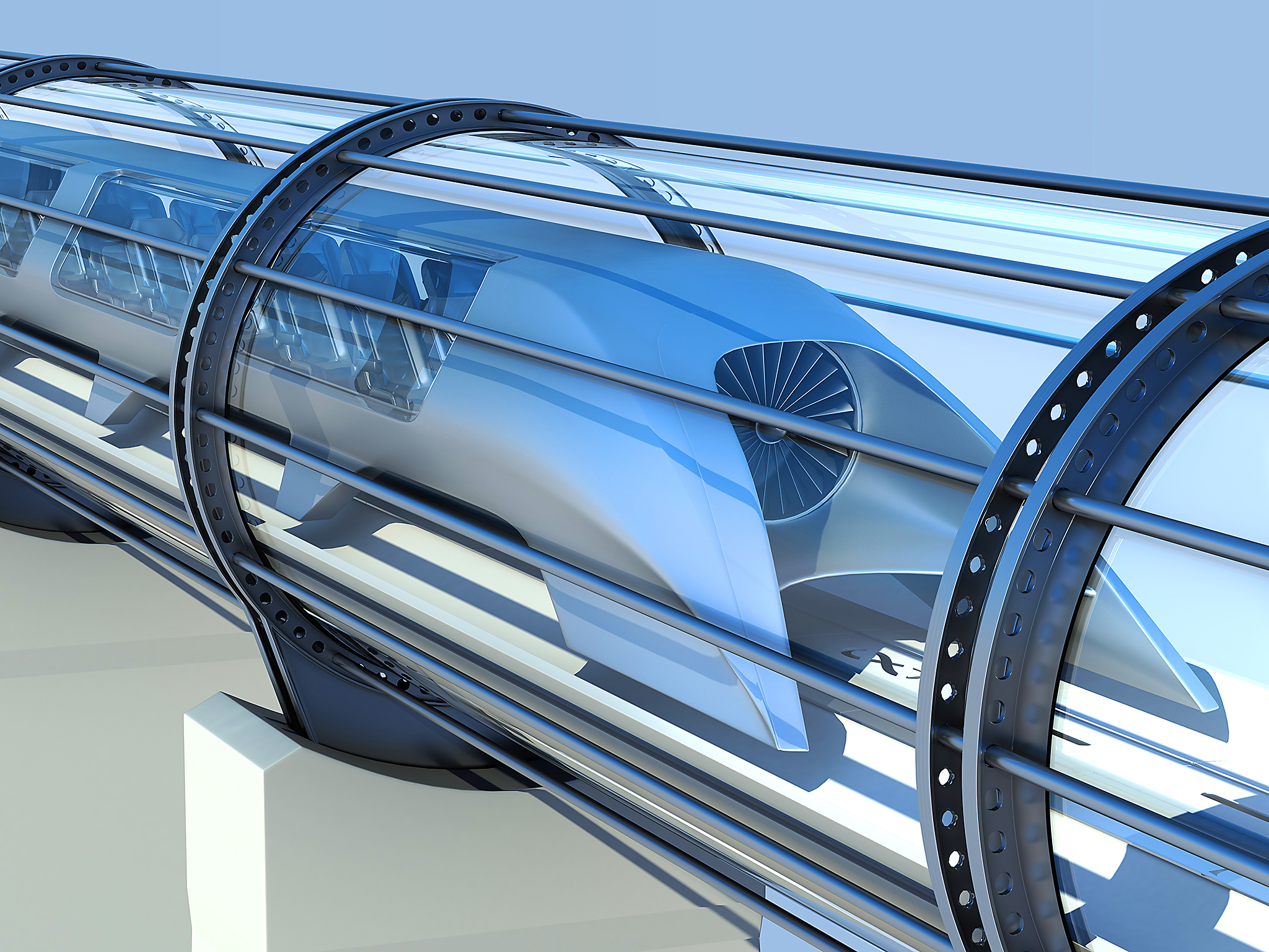 Hyperloop un train  du futur  lanc   1 200 km h medias 