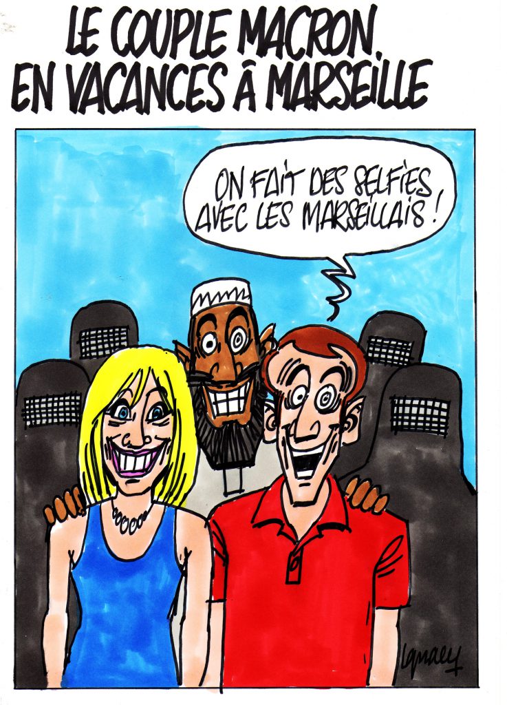 Ignace - Les Macron en vacances à Marseille