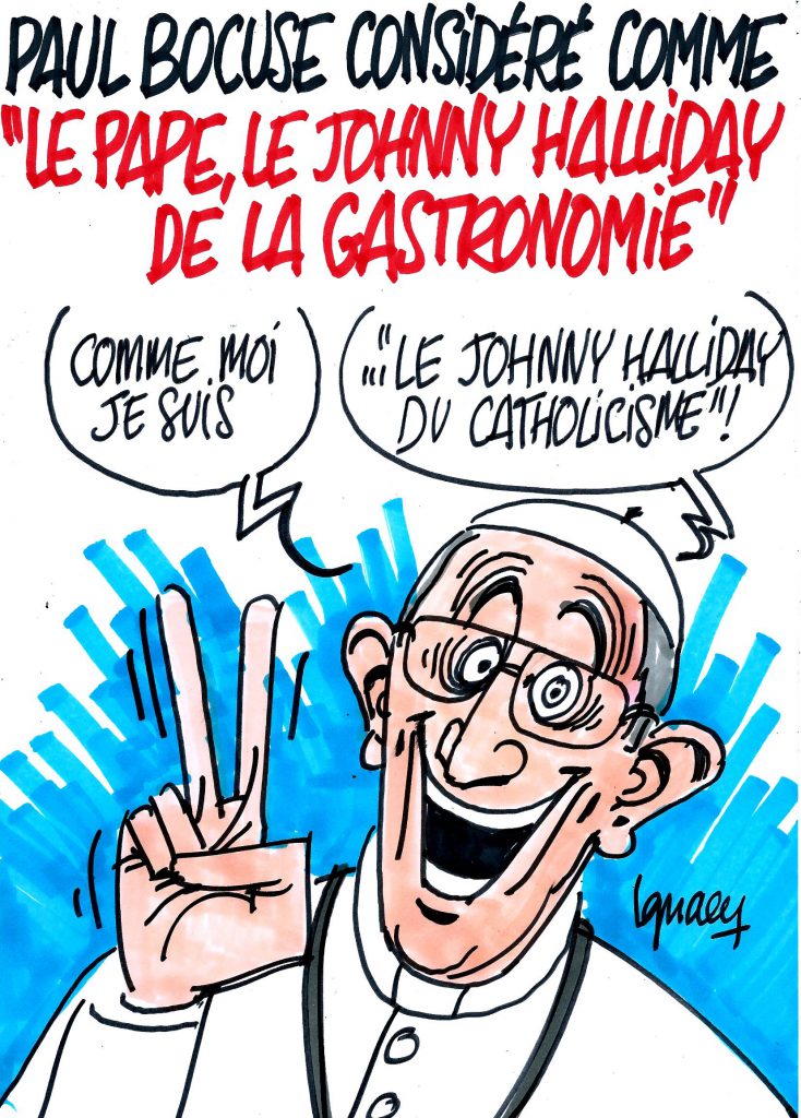 Ignace - Paul Bocuse, "Le pape et le Johnny Halliday de la gastronomie"