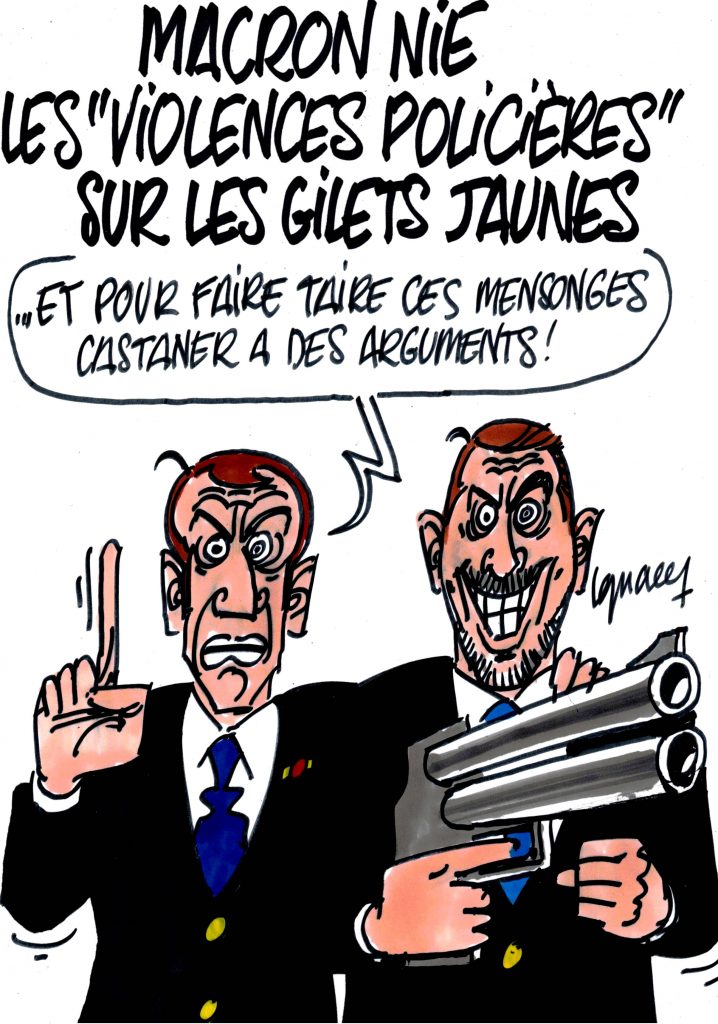 Ignace - Macron nie les "violences policières" sur les Gilets jaunes