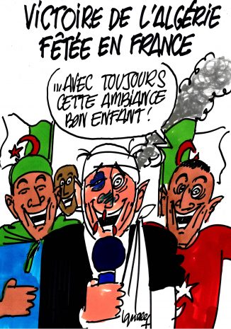 Ignace - La victoire de l'Algérie fêtée en France