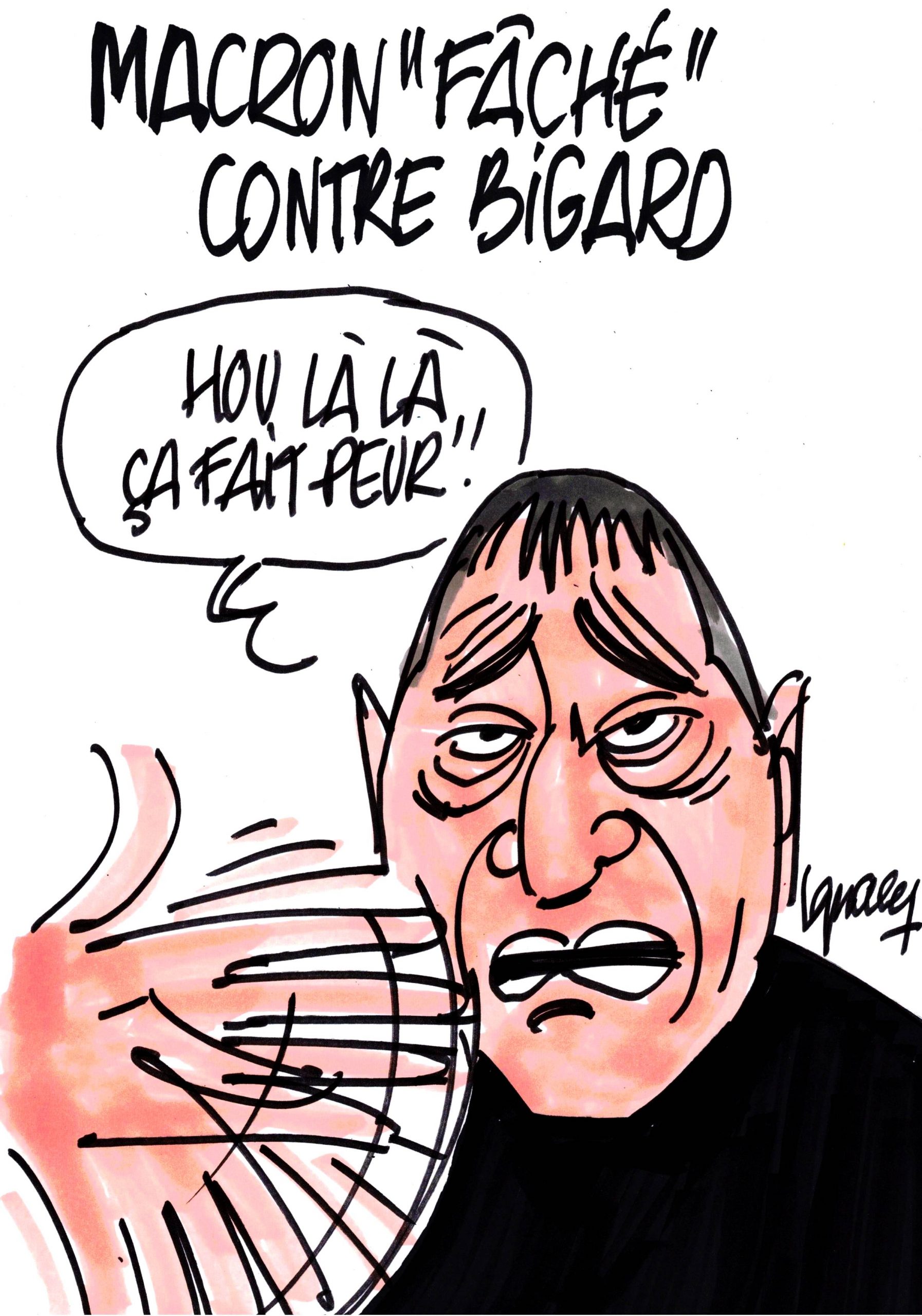 Ignace - Macron "fâché" contre Bigard