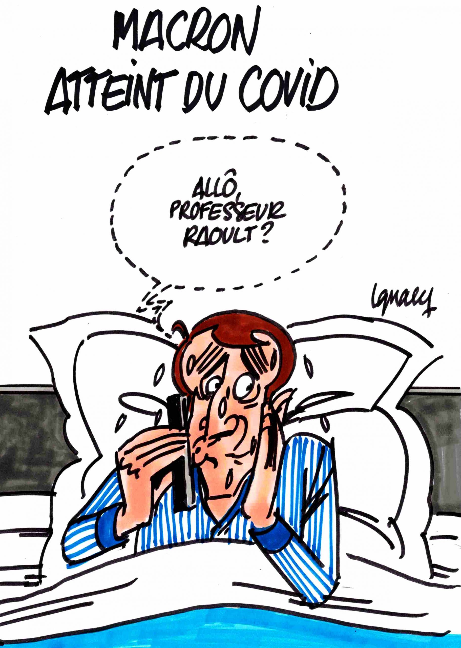 Ignace - Macron atteint du covid