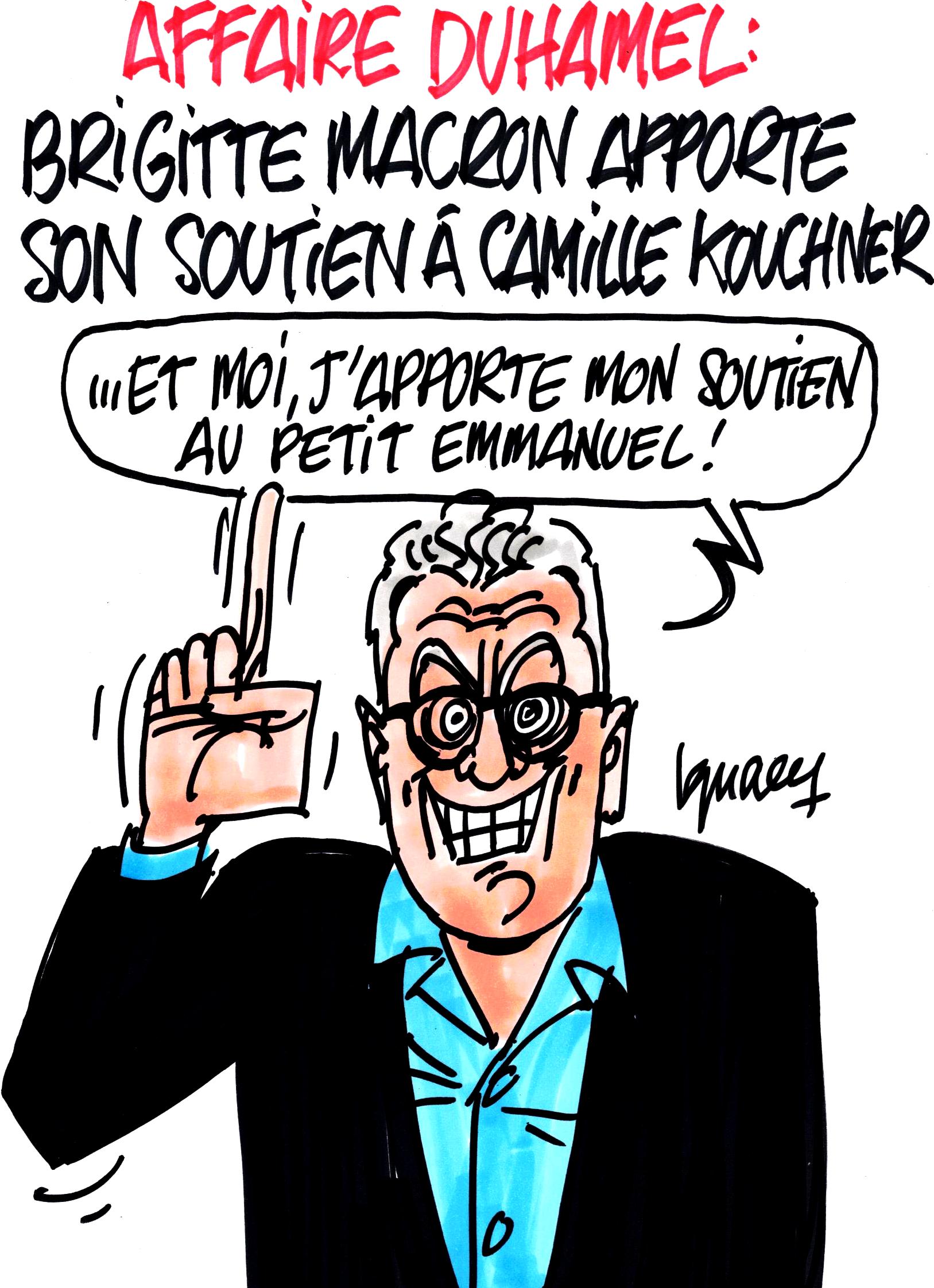 Ignace - Brigitte Macron soutient Camille Kouchner